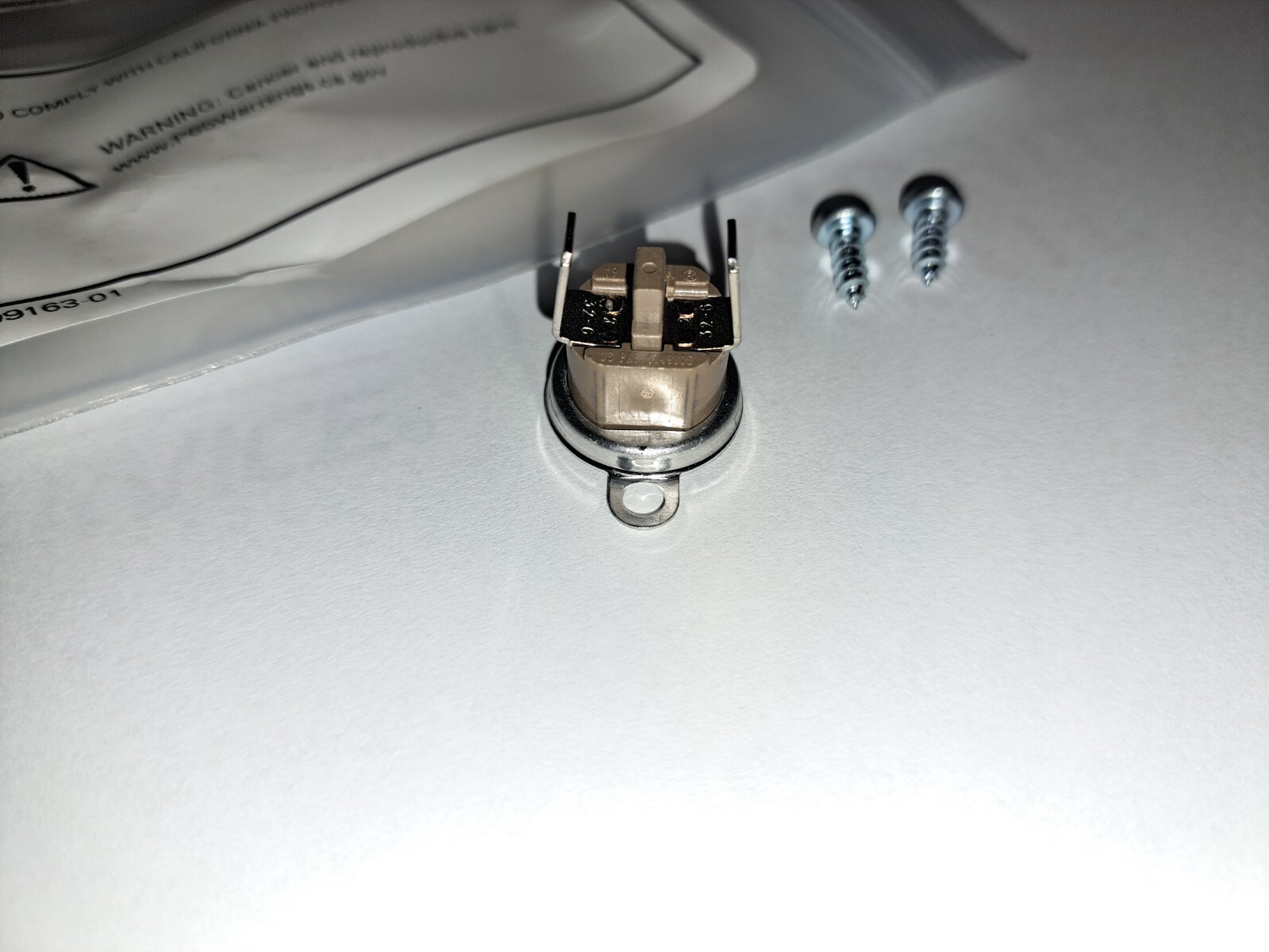 Proselect Blocked Vent Switch 200°F setpoint Manual Reset furnace Safety Limit