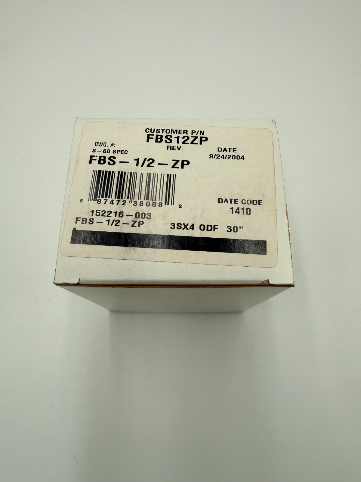 OMNITEAM /EXPANSION VALVE OEM PARTS FBS-1/2-ZP – 1/2 X 3/8 NEW TXV -R404A