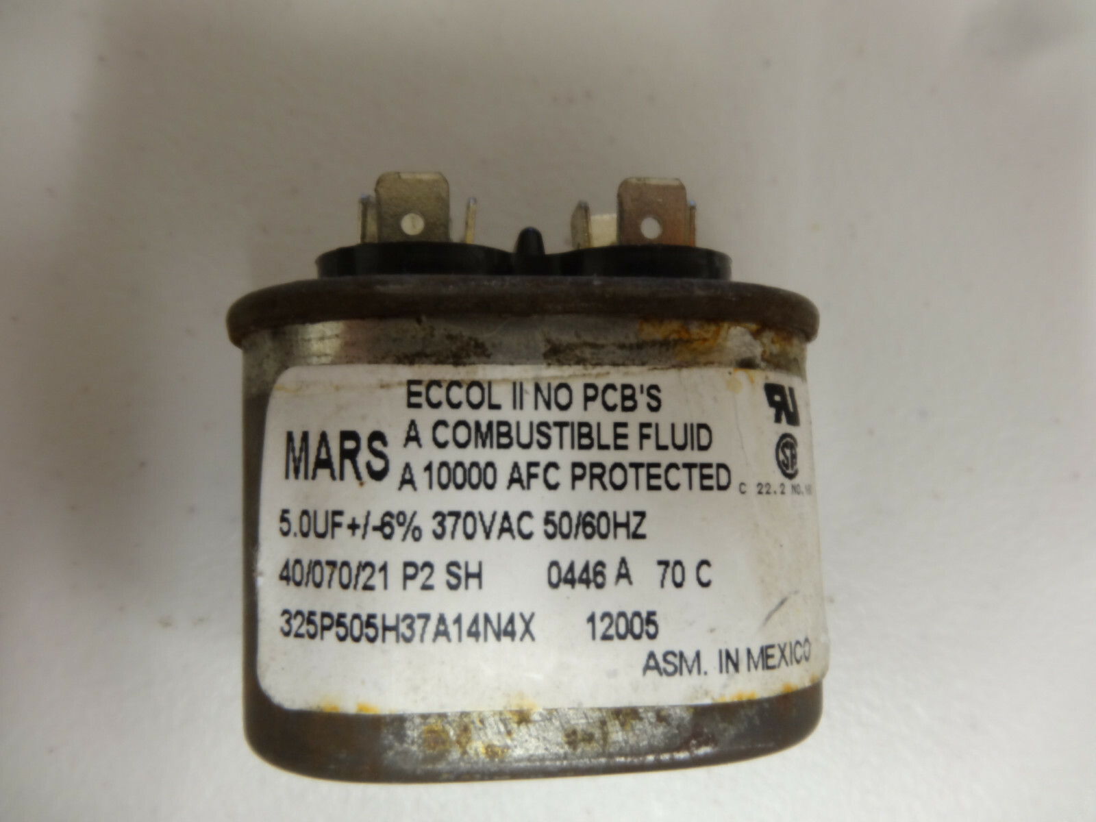 Mars Capacitor 12005; 5.0uf; 325P505H37A14N4X—-“USED”