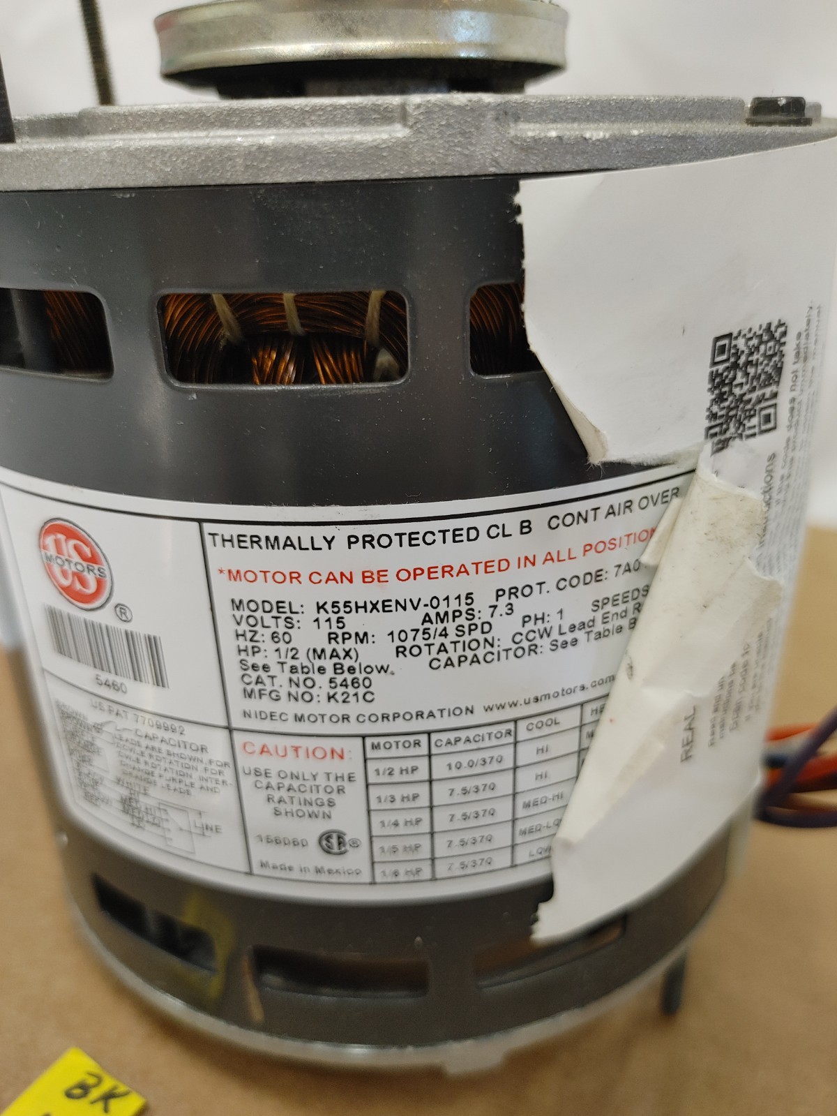 RESCUE 5460 DIRECT DRIVE BLOWER MOTOR Multi-Horsepower