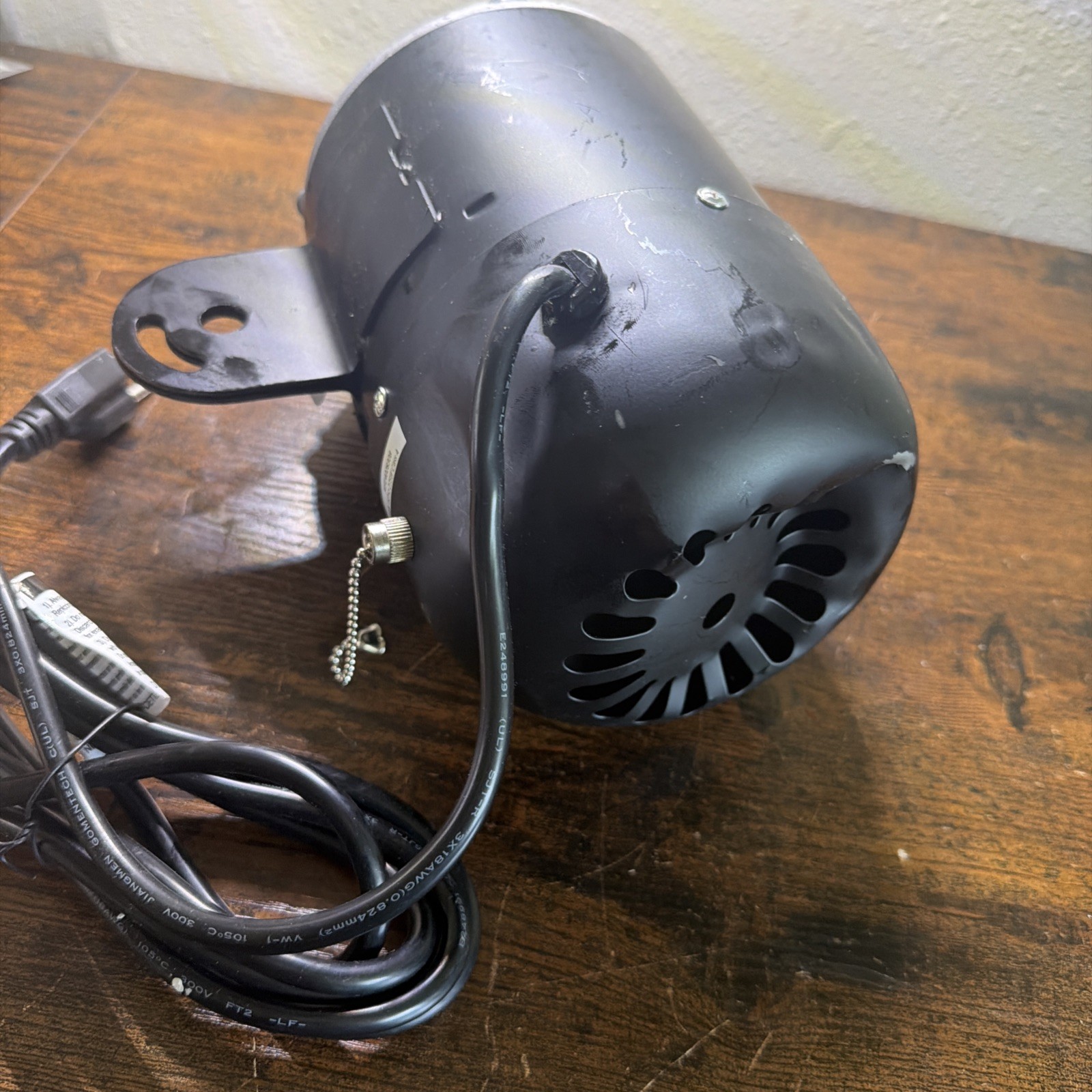 Air King Motor For Industrial Floor / Wall Fan 1/4 HP 1100/950/800 RPM SEE DESC.
