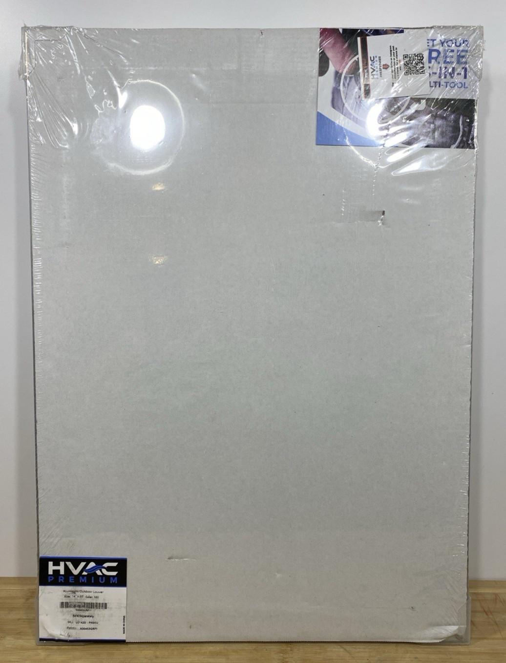 HVAC Premium 14″ W x 20″ H AL Exterior Gable Louver Vent For Walls Crawlspace