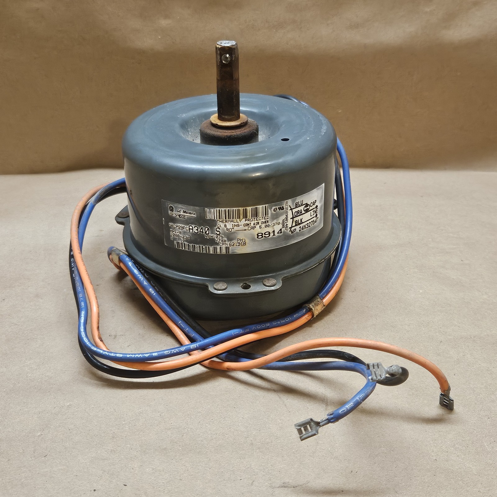 USED Nordyne 621918 Condenser Fan Motor 5KCP29FCA340S Working