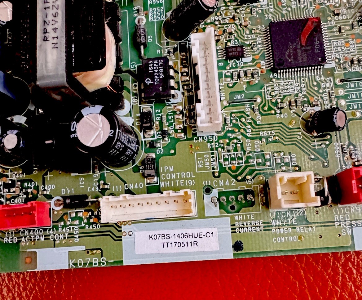 Fujitsu Split A/C Control Board K07BS-C-A( 05-02 ) 9707656053 From Md# AOU36RLXB