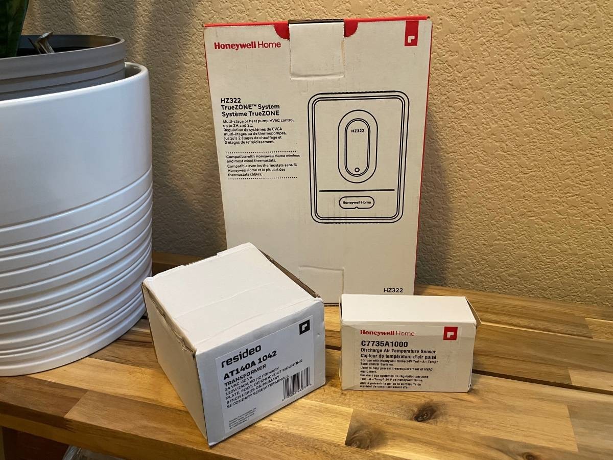 Honeywell HZ322 True Zone System HVAC Control Board COMPLETE SET