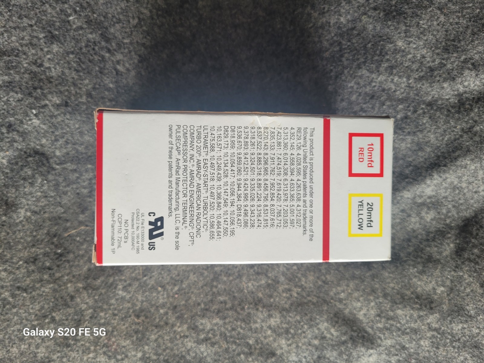 AmRad Turbo 200 Universal Motor Run Capacitor HVAC AC Condenser Replacement