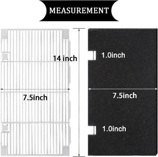 RV A/C Vent Cover for AC Cover Replacement, RV Air C Size: 1 Grille + 1 Filter