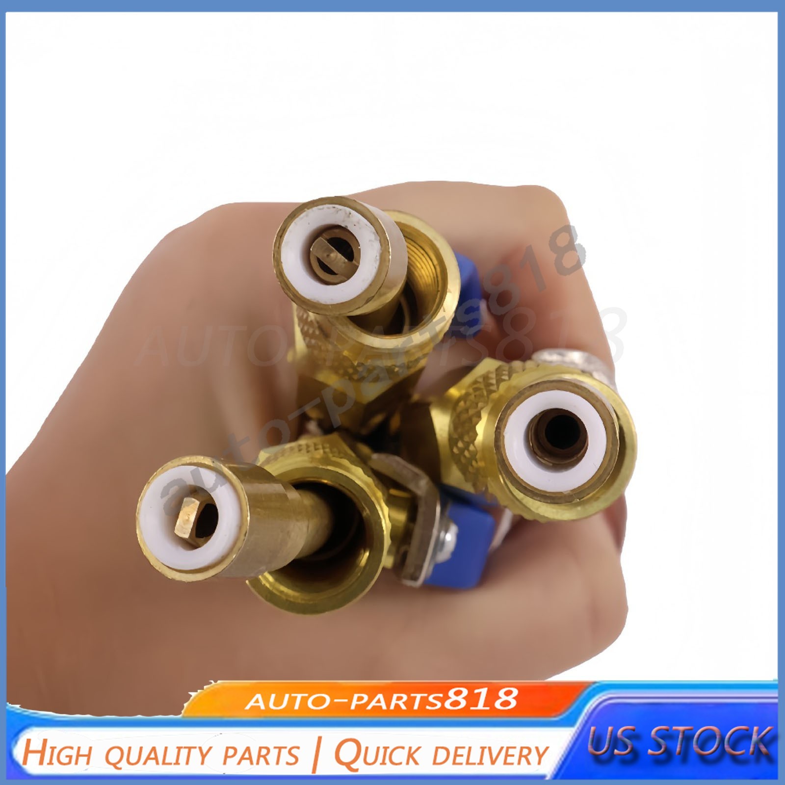 For R-410A Refrige 3Pack 29986 Plus II 1/4″ Hose with Compact Ball Valve 72″ US