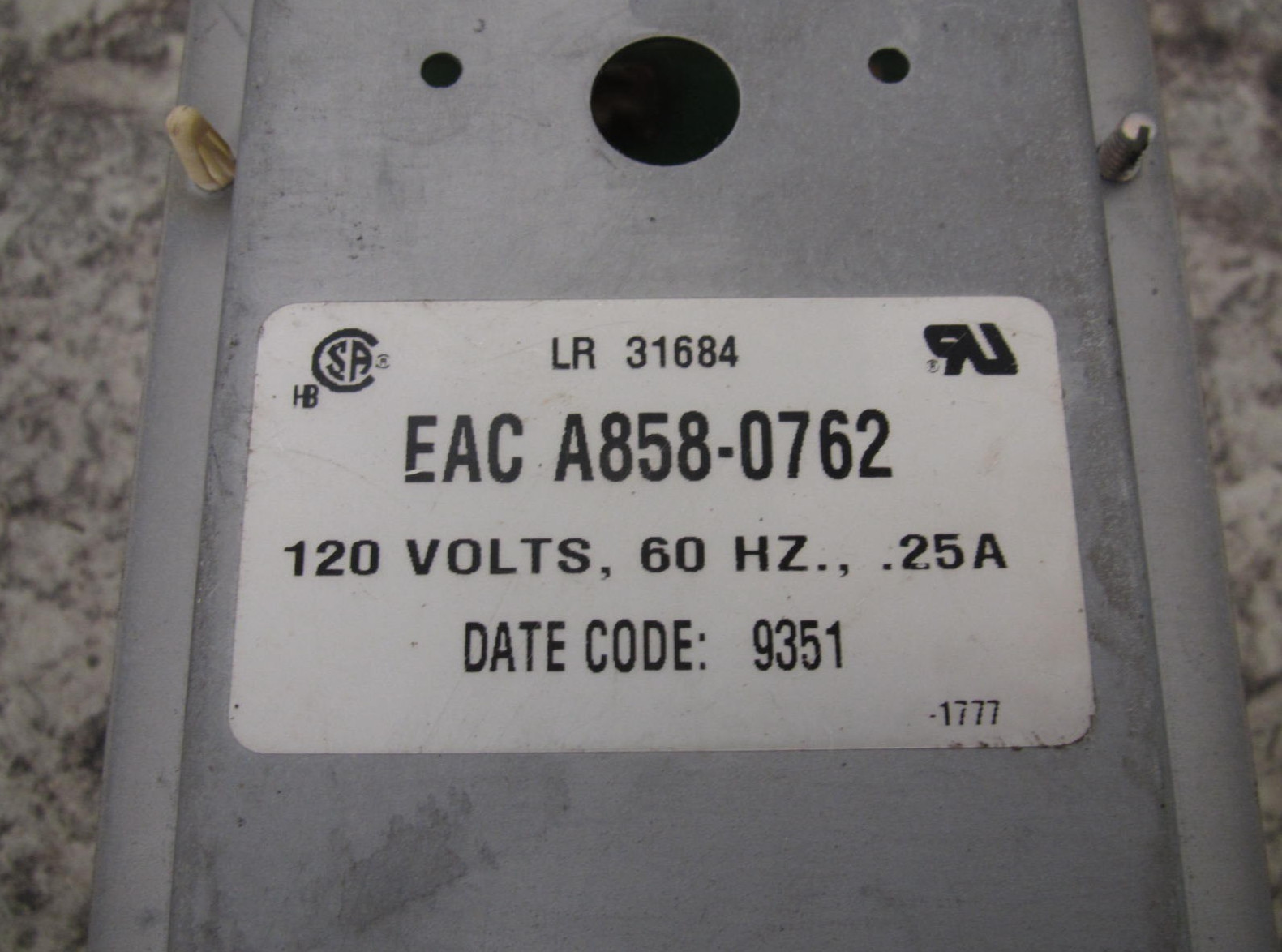 Carrier HT65AW120 A858-0762 322044-701 EAC Air Cleaner Power Pack Circuit Board