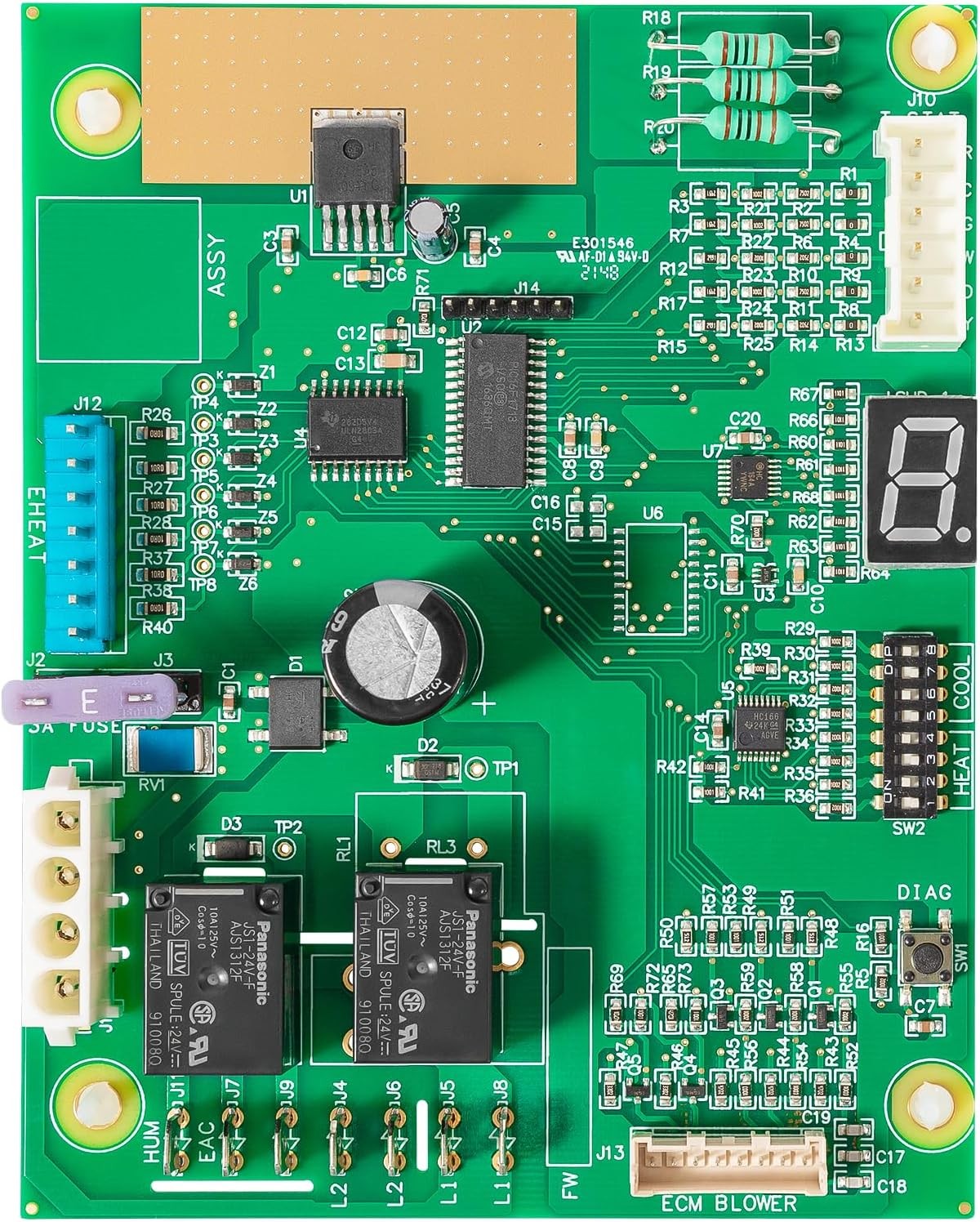 1006800/1 1006801R Control Board For Nordyne Intertherm Revolv Miller E7 & B6