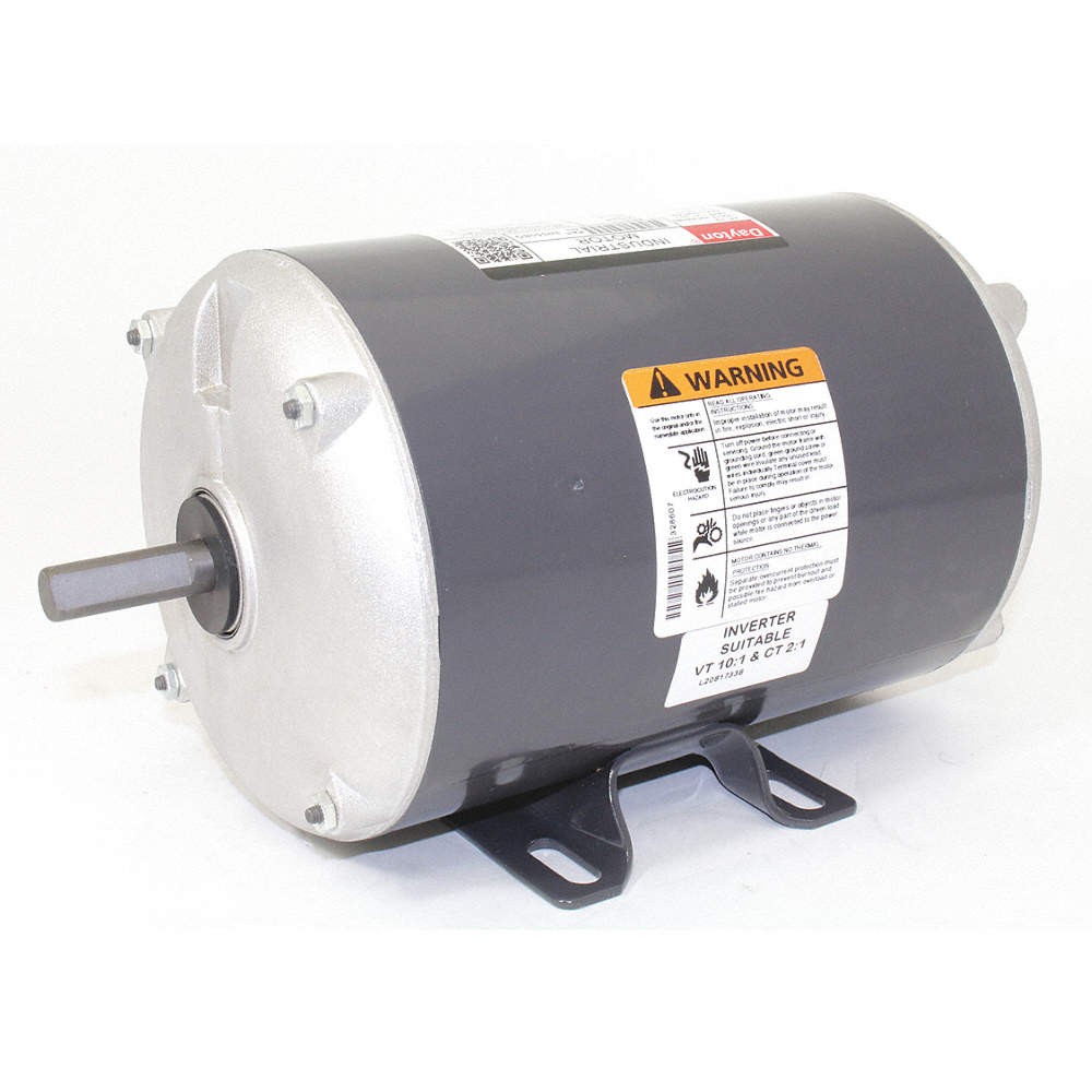 DAYTON 3N350 GP Motor,1/3 HP,1,725 RPM,208-230/460V 3N350