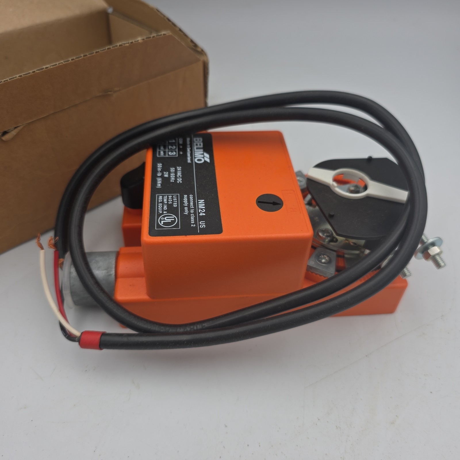 NEW IN BOX – Belimo NM24 US Actuator 24 V AC/DC 50 in-lb (6 Nm) Switzerland