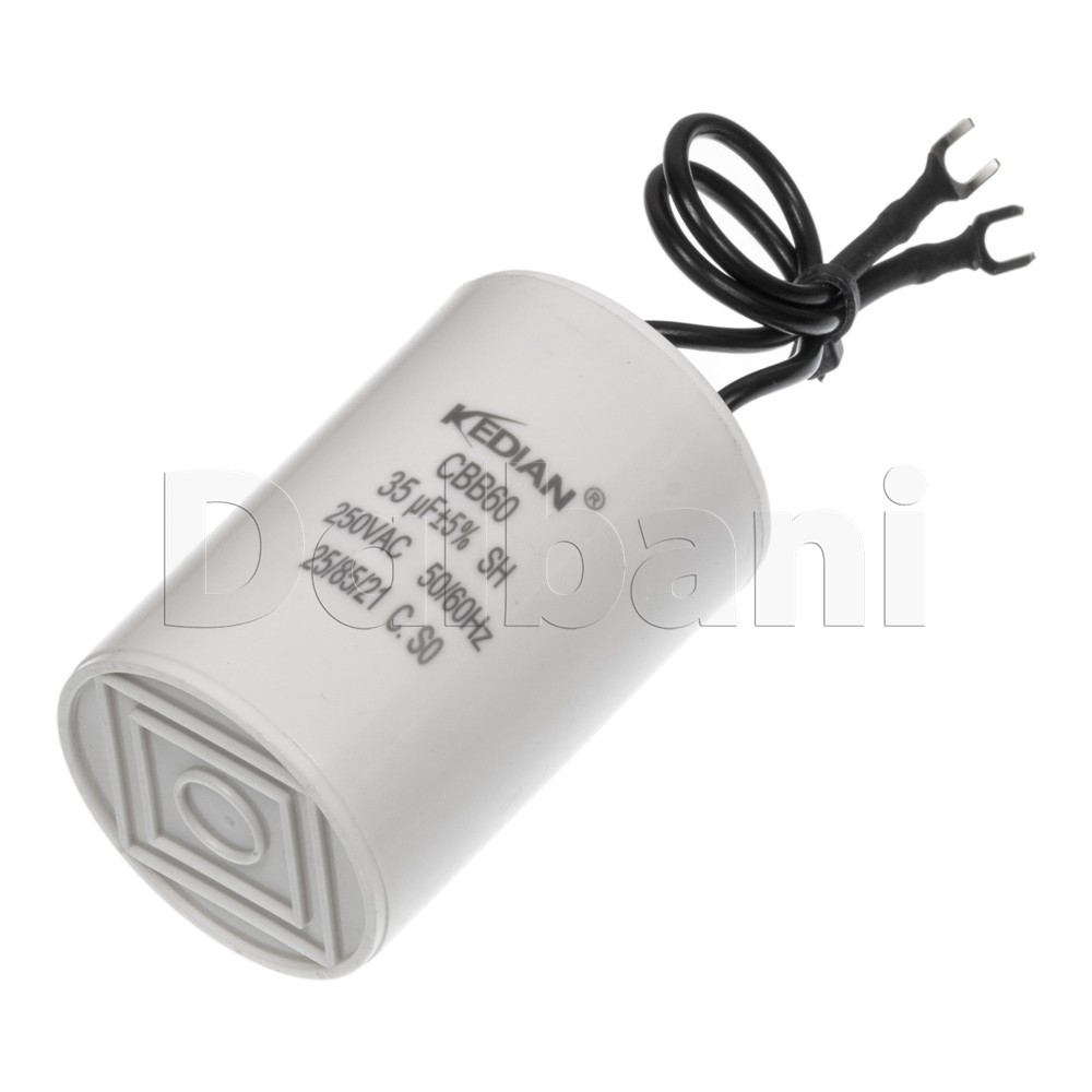 New 35UF 250VAC Wire Motor Run Capacitor 35MFD CBB60 HVAC 25/85/21 30X60MM
