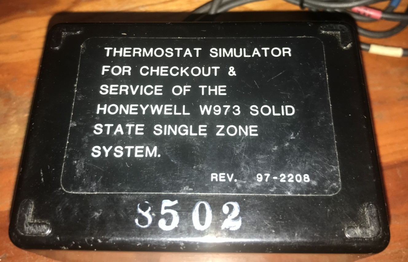 Honeywell Thermostat Simulator S963D1001 -Potentiometers for T7067 & W973