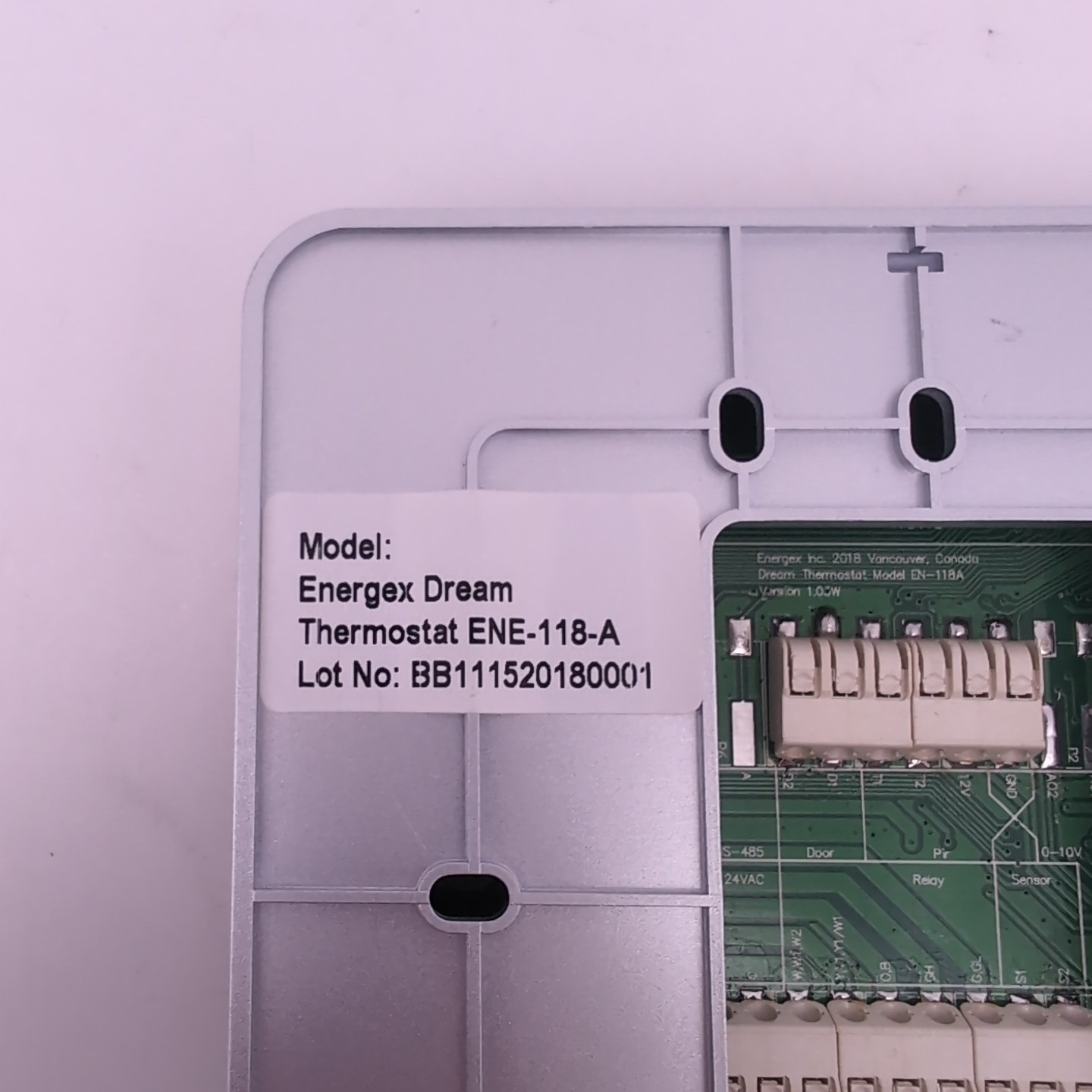 Energex Dream Commercial Smart Thermostat (Hotel) HVAC ENE-118-A NEW OPEN BOX