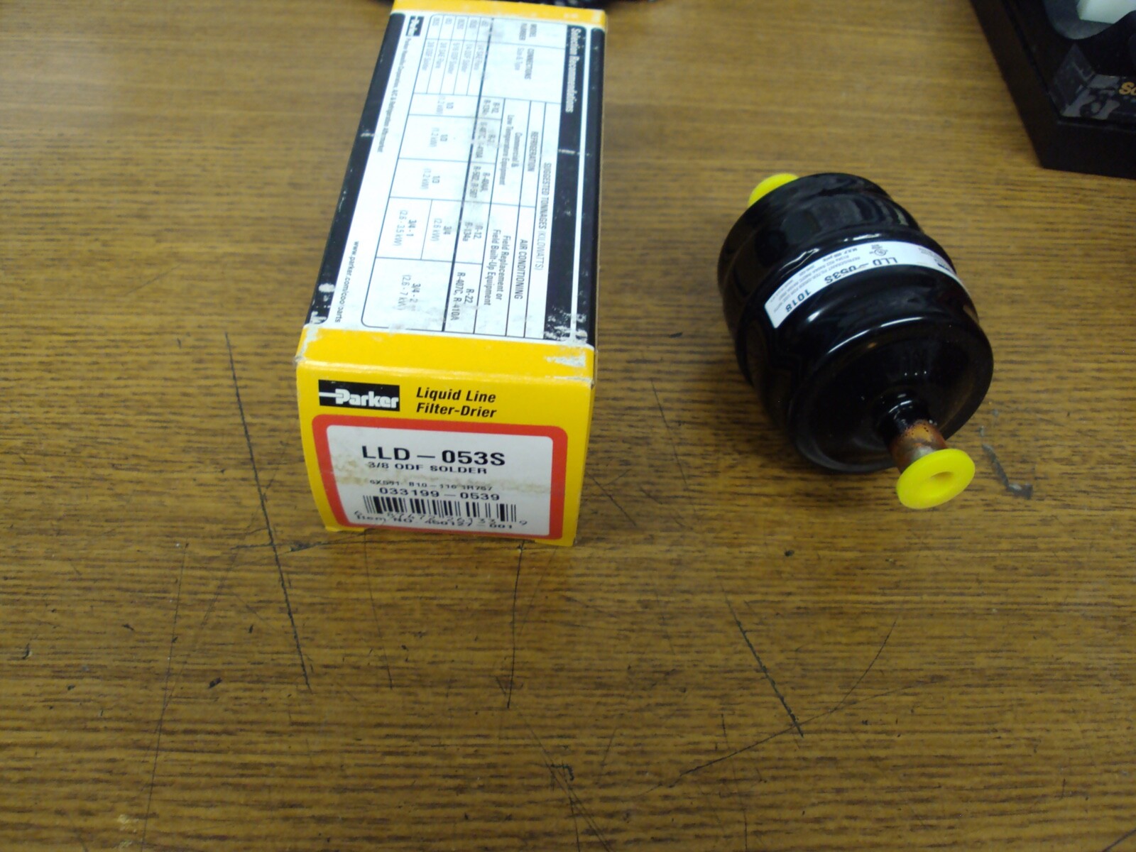 Parker 3/8″ Inch ODF Solder LLD 053S Liquid Line Filter-Drier B308