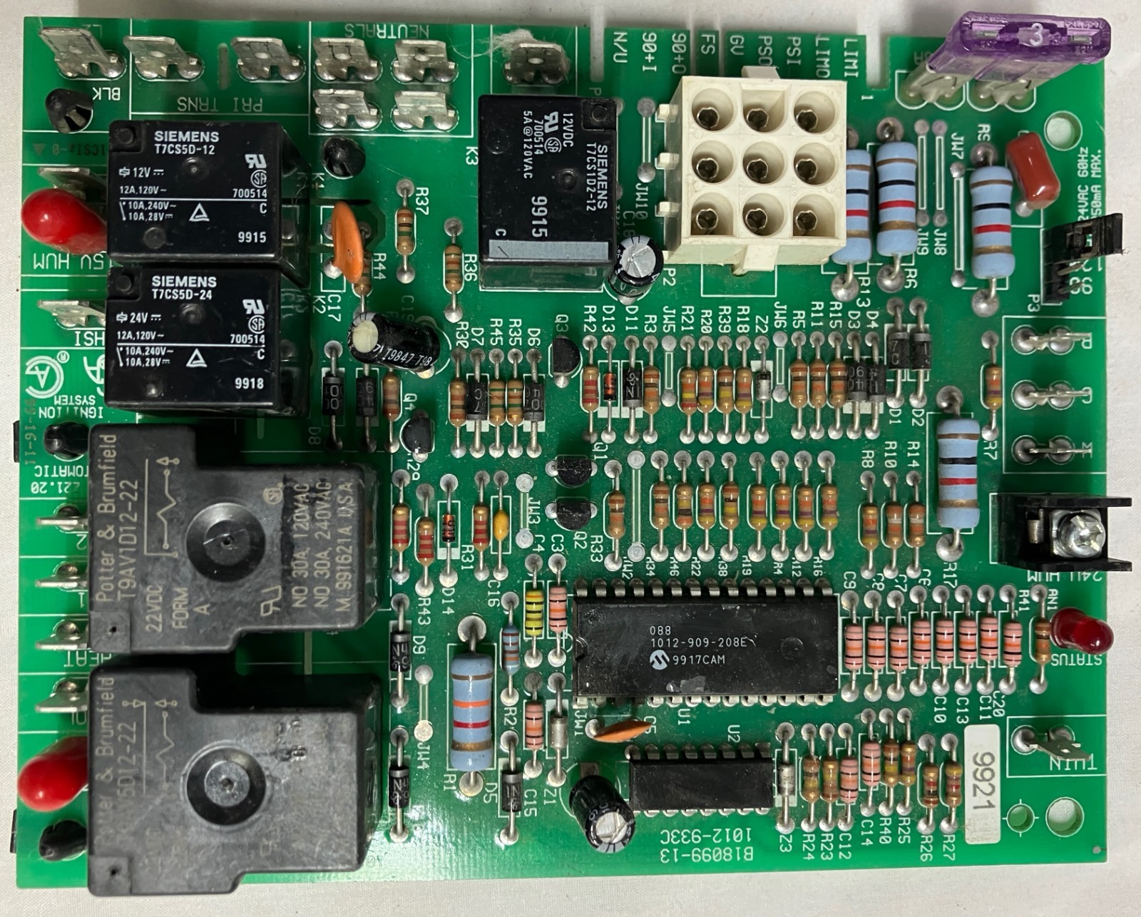 Goodman 1012-933C Furnace Control Board OEM B18099-13 Works Perfect Shipped!