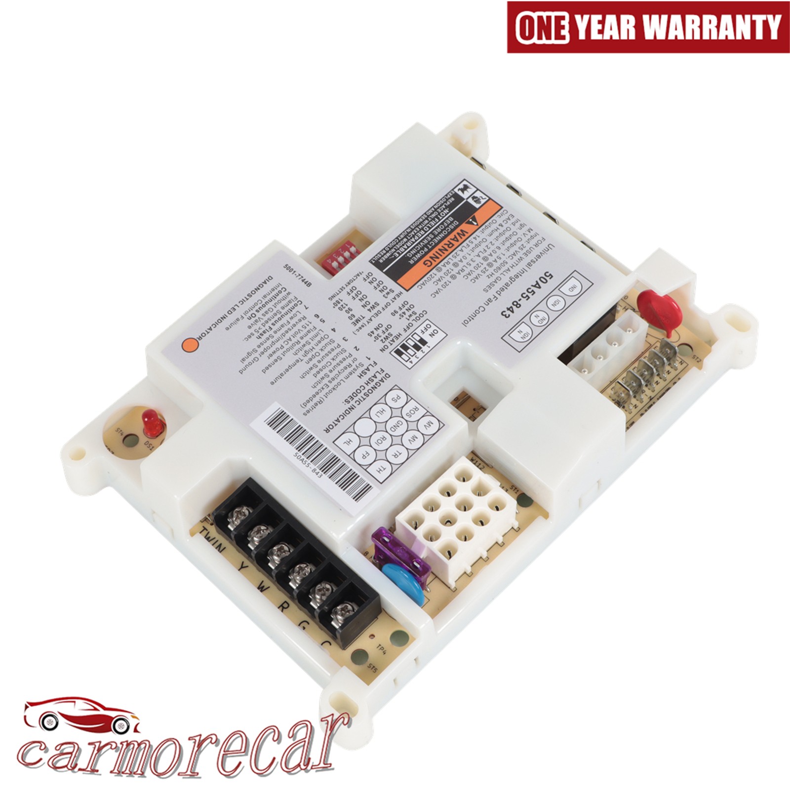 Furnace Control Circuit Board Replacement for White Rodgers 50A55-843