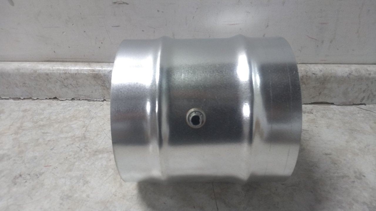 Dayton 3HGN8 8 In Duct Diameter 14 In Overall L Manual Control Damper