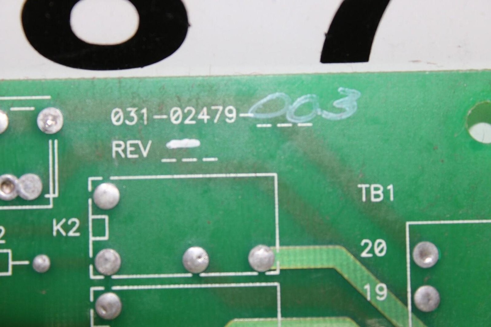 YORK CHILLER RELAY CONTROL CIRCUIT BOARD 031-02479-003 *WARRANTY*