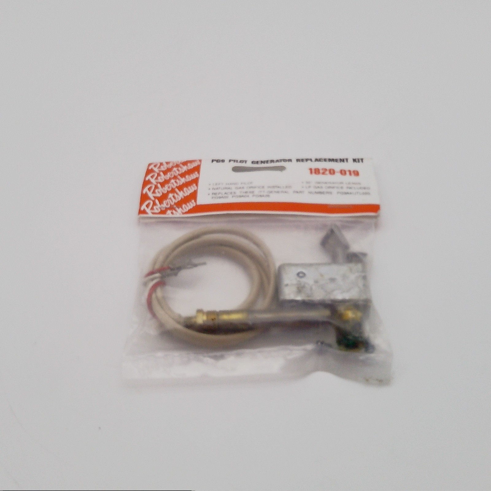 Robertshaw 1820-019 PG9 Left-Hand Pilot Uni-Kit for Furnace & Heater