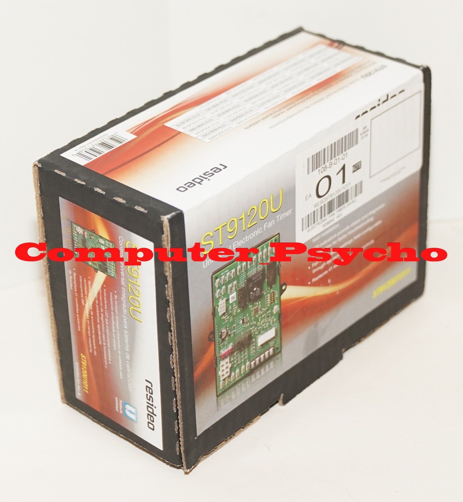 RESIDEO ST9120U1011 UNIVERSAL ELECTRONIC FAN TIMER W ADJUSTABLE HEAT 18 TO 30 V