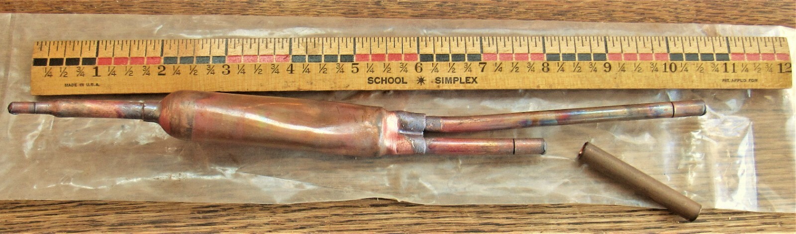 unknown possible line filter-drier HVAC copper bent