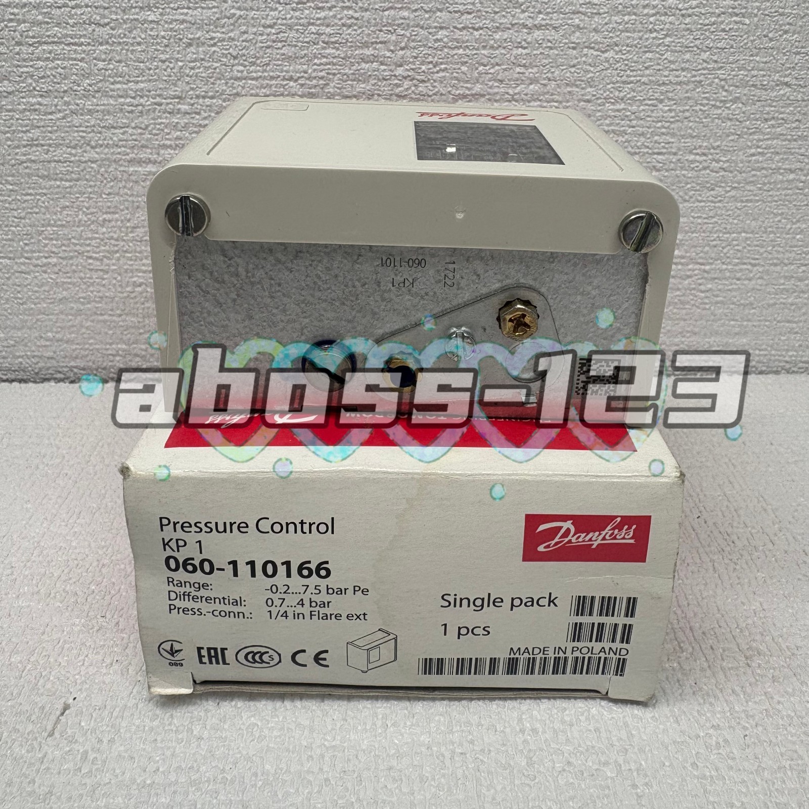 Danfoss 060-110166 KP1 Pressure switch#1pcs New In Box