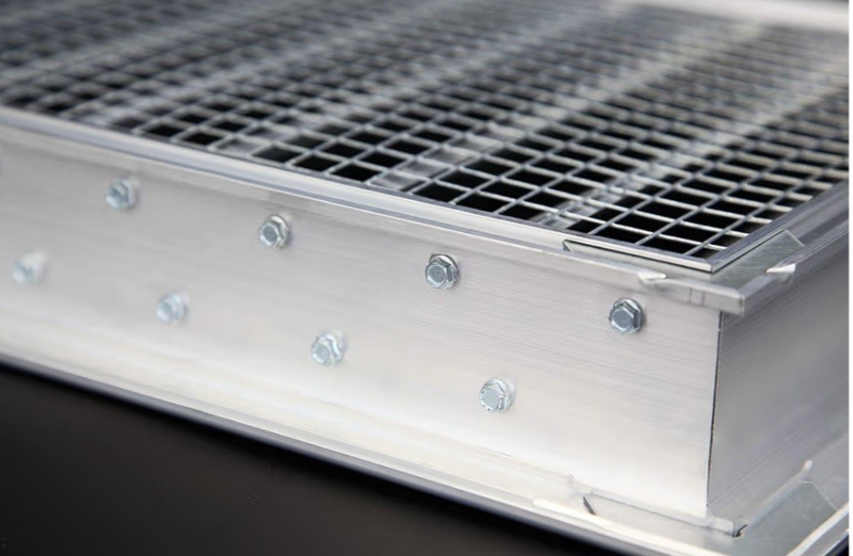 HVAC Premium 6″ X 36″ Exterior Aluminum Louver Grill Vent For Crawlspace, Gable