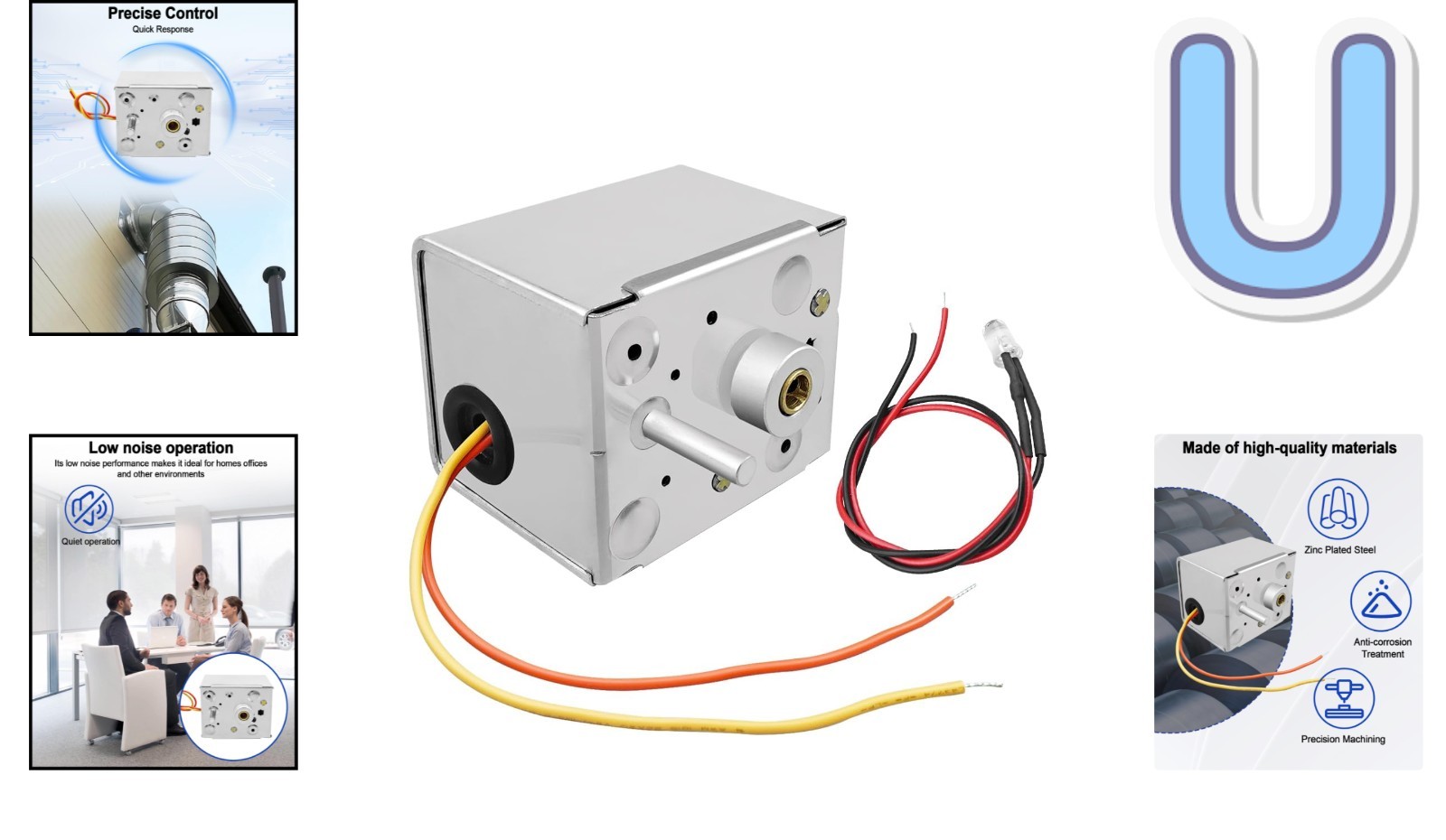 Reliable Copper HVAC Motor for Honeywell M847D – Precision Control & Efficiency