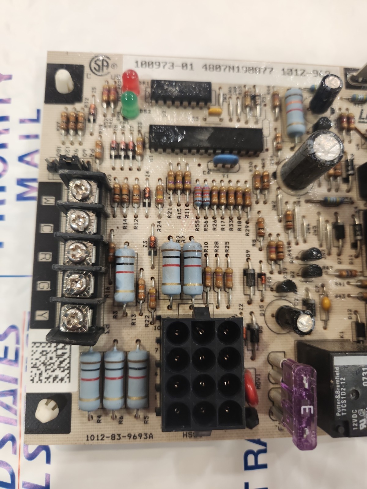 Lennox 100973-01 Furnace Control Circuit Board 1012-969 Used Tested OK