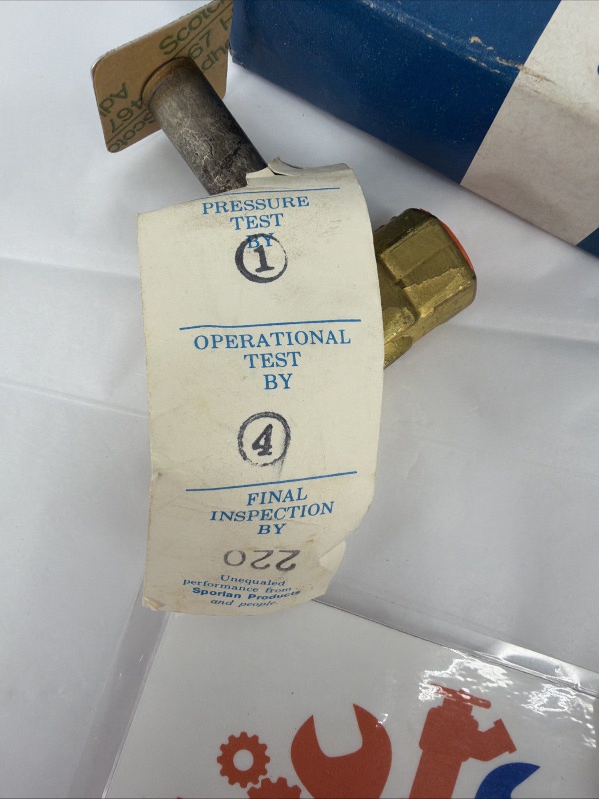 Sporlan B6P1 Solenoid Valve Less Coil, 3/8” NPTF, R12-3.0, R22-5 Tons
