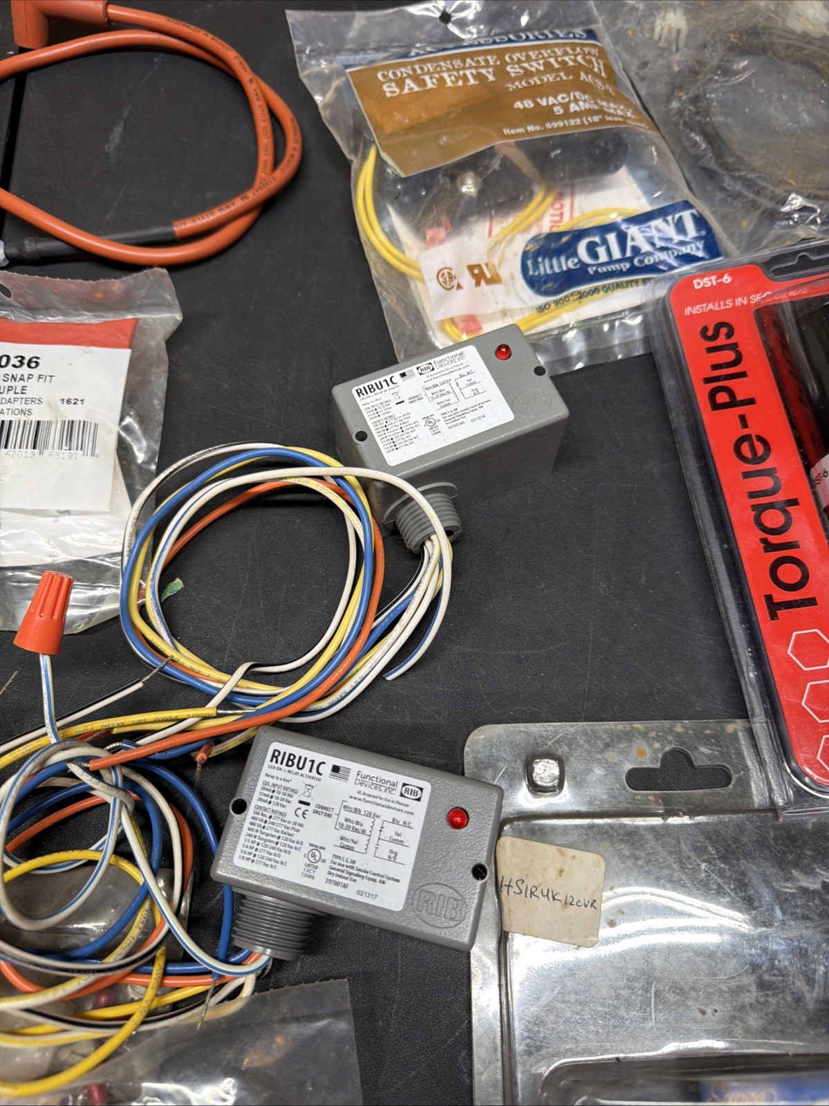 Mixed HVAC Parts Lot Honeywell Carrier Mars RIB Relays Sensors Ignitors More