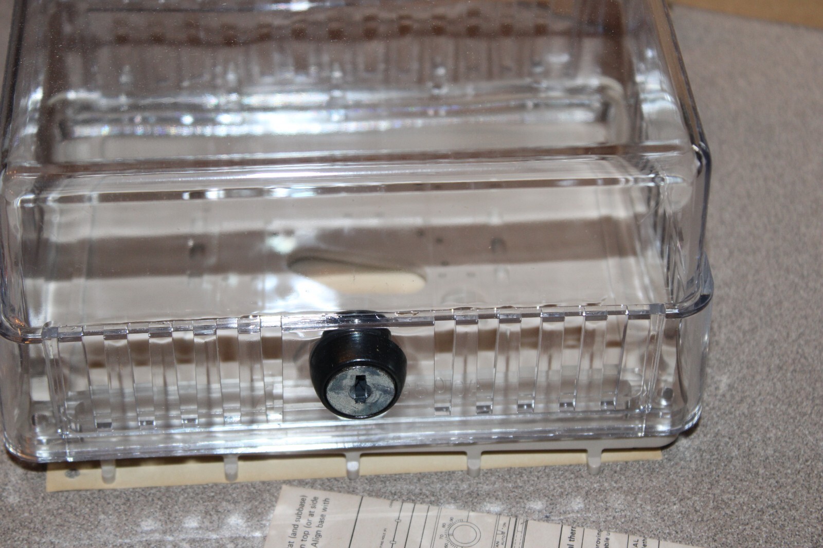 NEW HONEYWELL TG500A 1003 UNIVERSAL THERMOSTAT GUARD CLEAR