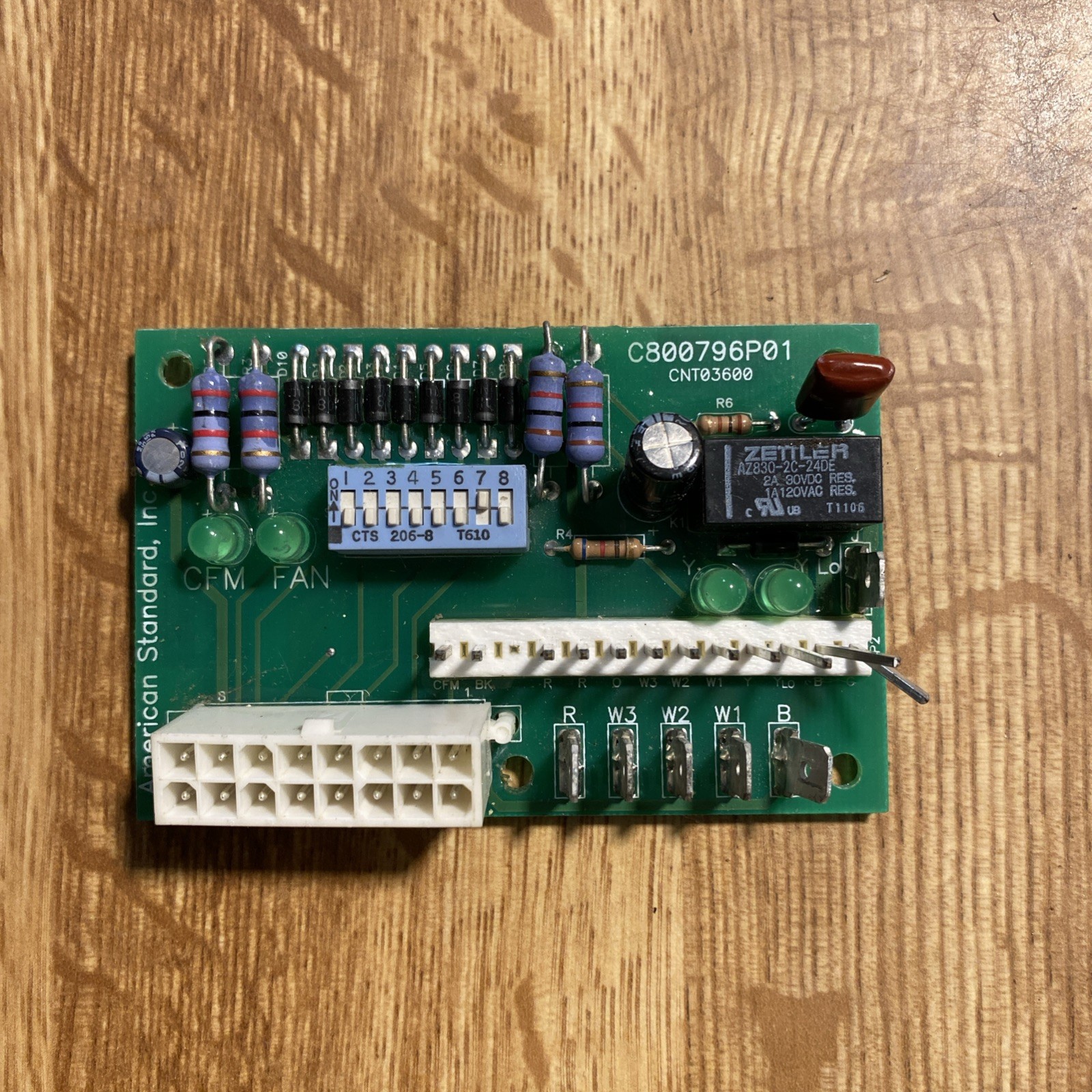 Trane American Standard ECM Blower Motor Control Board C800796P01 CNT03600