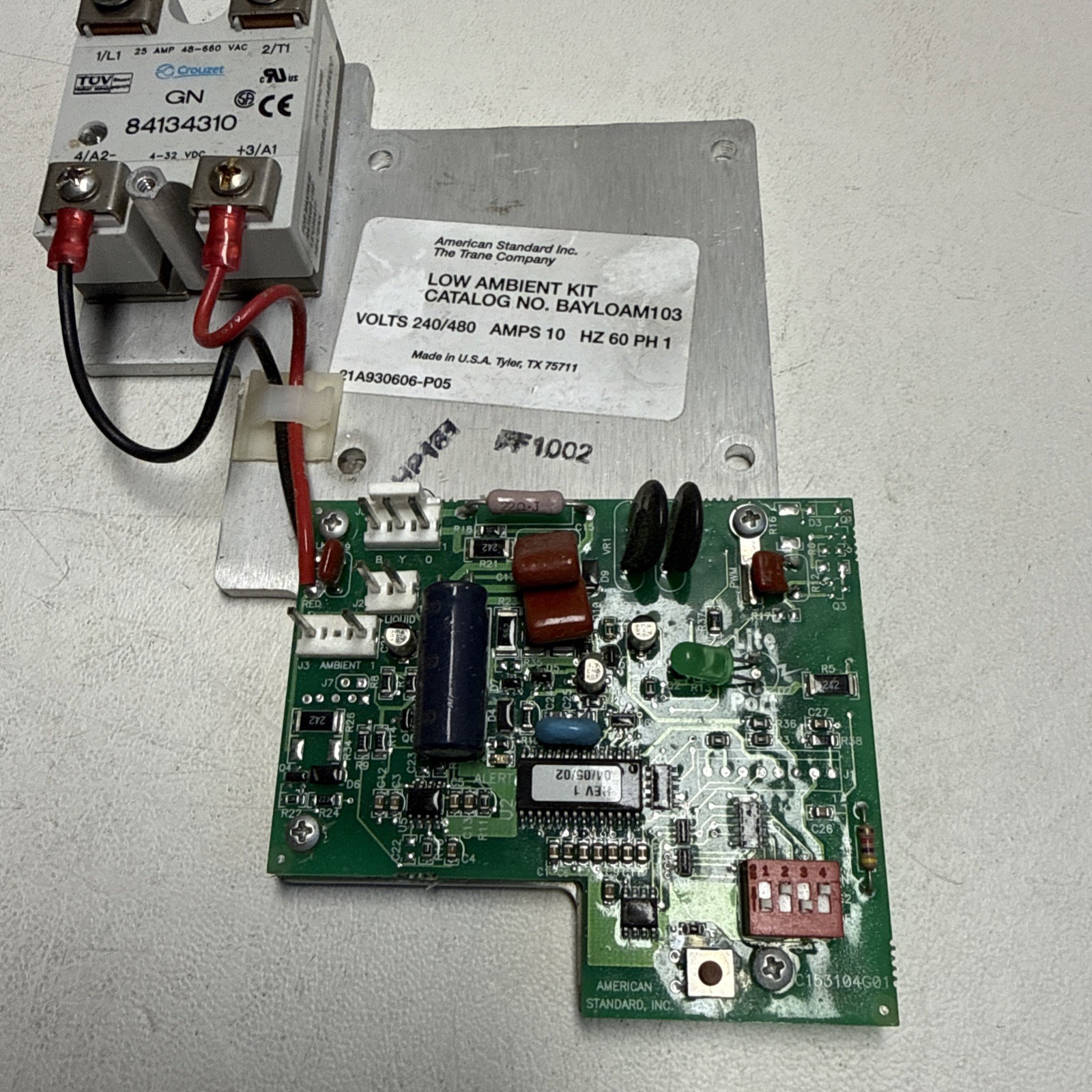 Trane American Standard BAYLOAM103 Head Pressure Low Ambient Kit