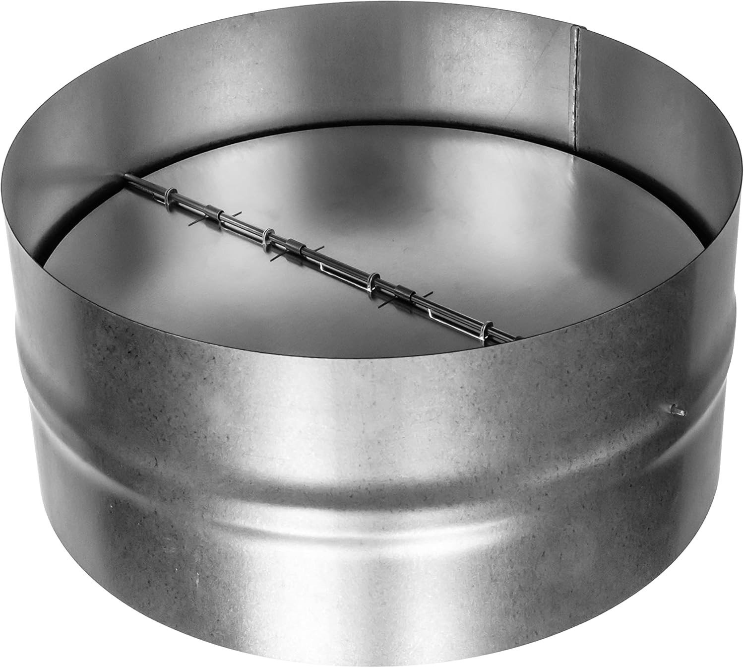 Galvanized Steel 12 Inch Duct Backdraft Damper – One-Way Airflow HVAC Damper,…