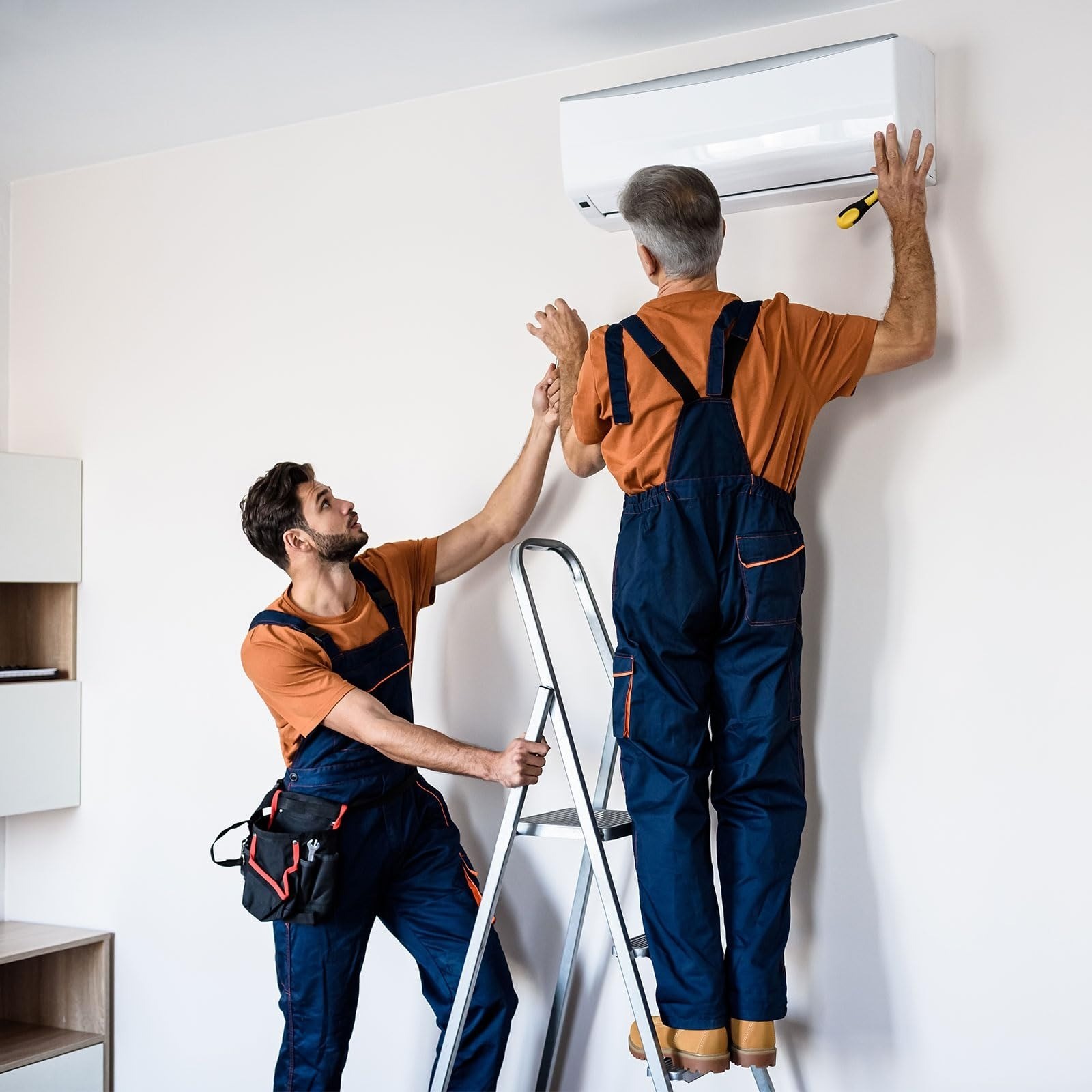 PATIKIL Air Conditioner Wall Mount Bracket Adjustable for HVAC