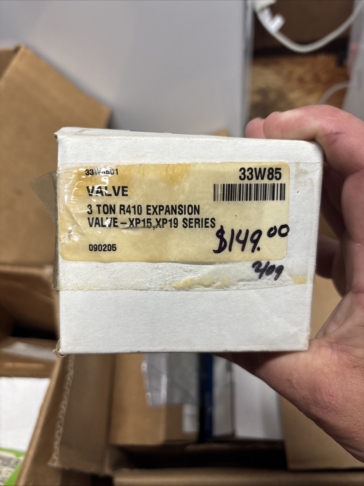 Parker Txv33w85 R410A 3ton