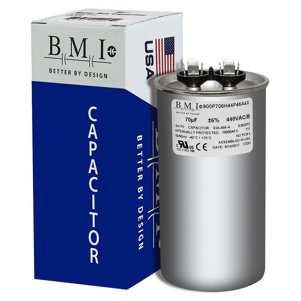 14258 – Mars OEM Replacement Run Capacitor 440/370 VAC 70 MFD Round