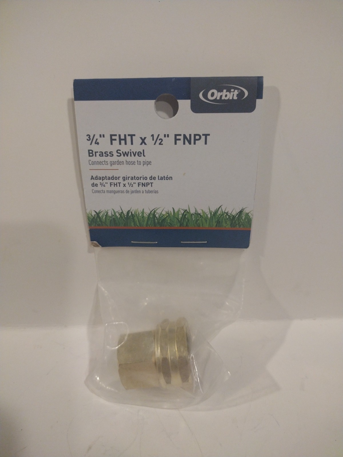 GARDEN HOSE Adapter, Female Garden Hose Threads w/Gasket x 1/2″ NPTFMPT