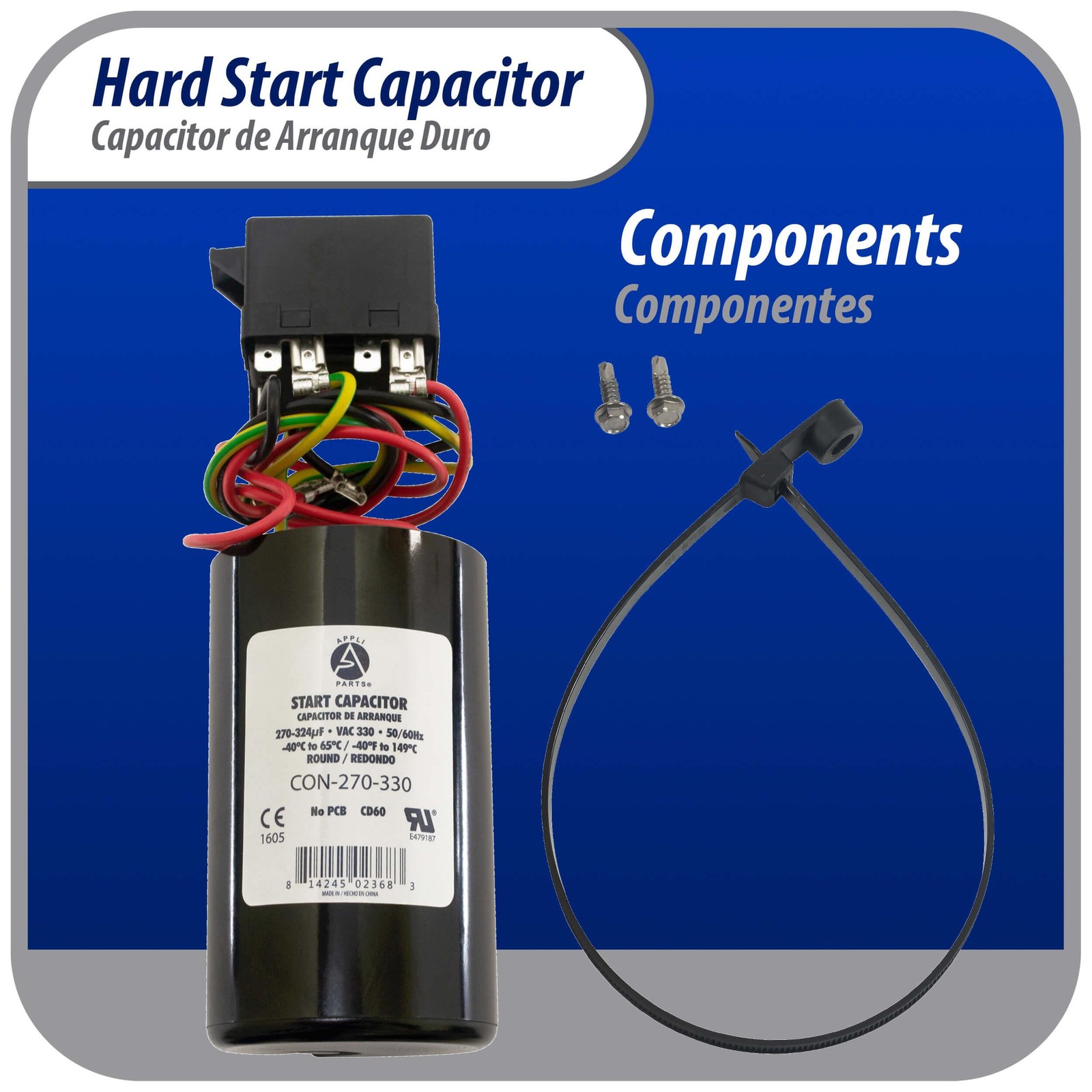 Appli Parts APHS-3 4 to 5 TON Hard Start kit 208-265 V, 1 Ph for air conditioner