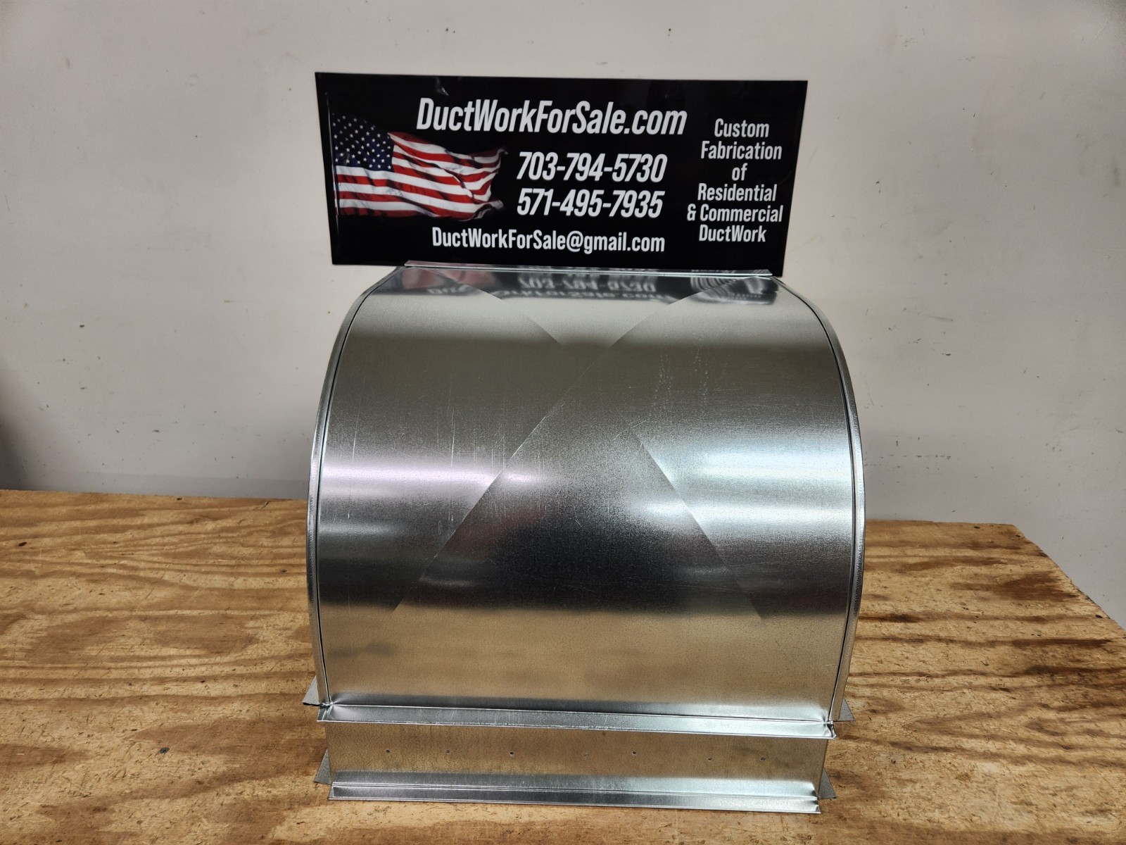 Return Plenum Elbow 14″x20″ to 8″x20″ with Included 14″x20″ Filter Rack Package