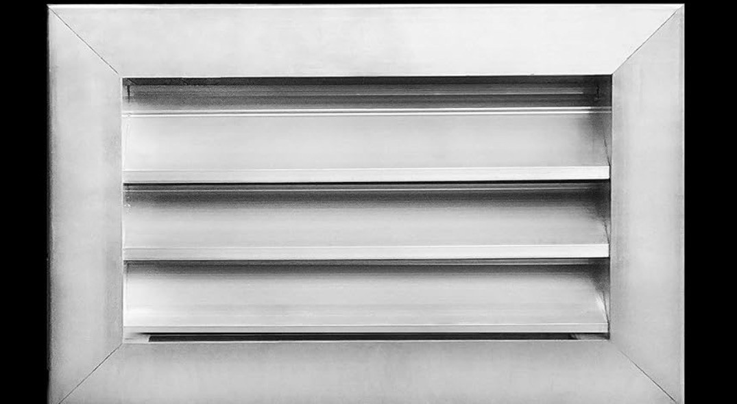 (2 Pack) HVAC Premium 16″W x 8″H Aluminum Exterior Gable Louver Vent for Walls