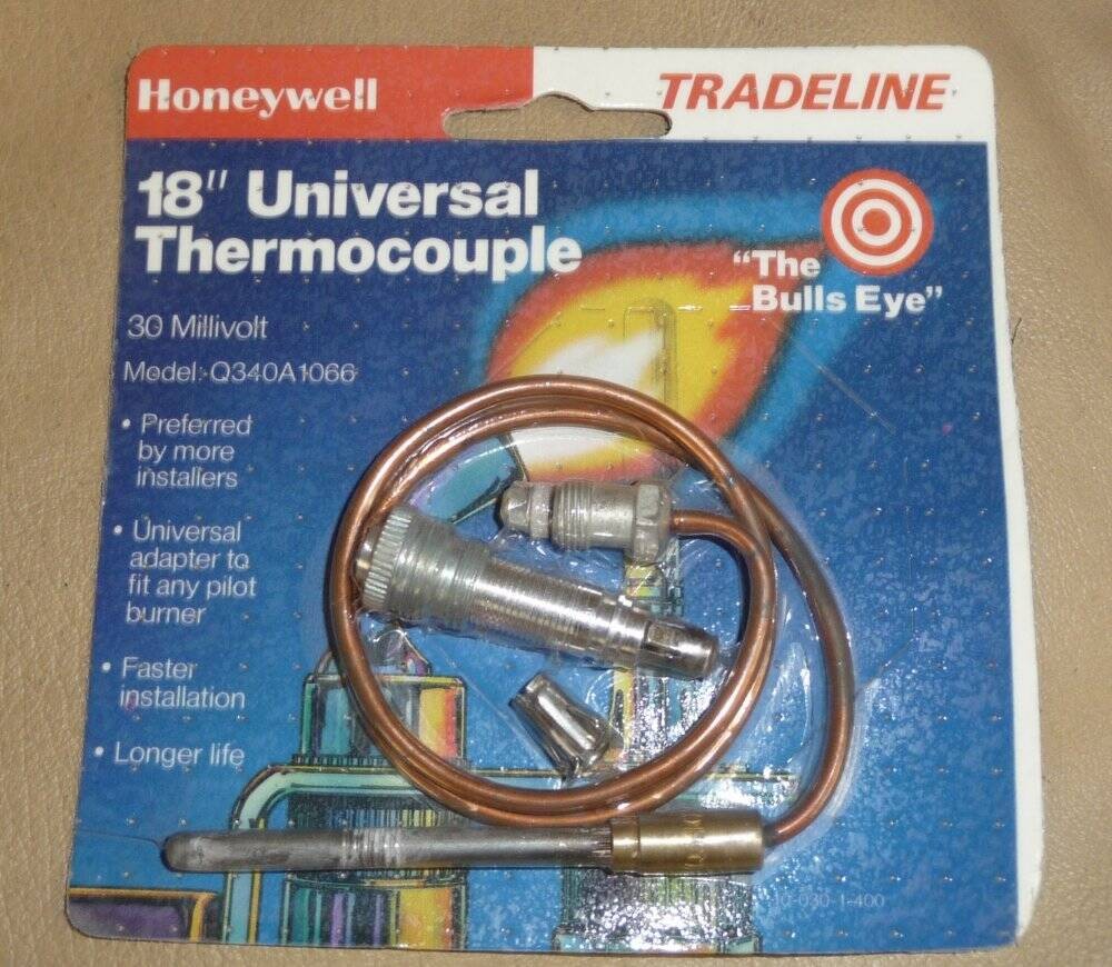 (2) Honeywell Q340A1066 Universal Thermocouple 18″ New