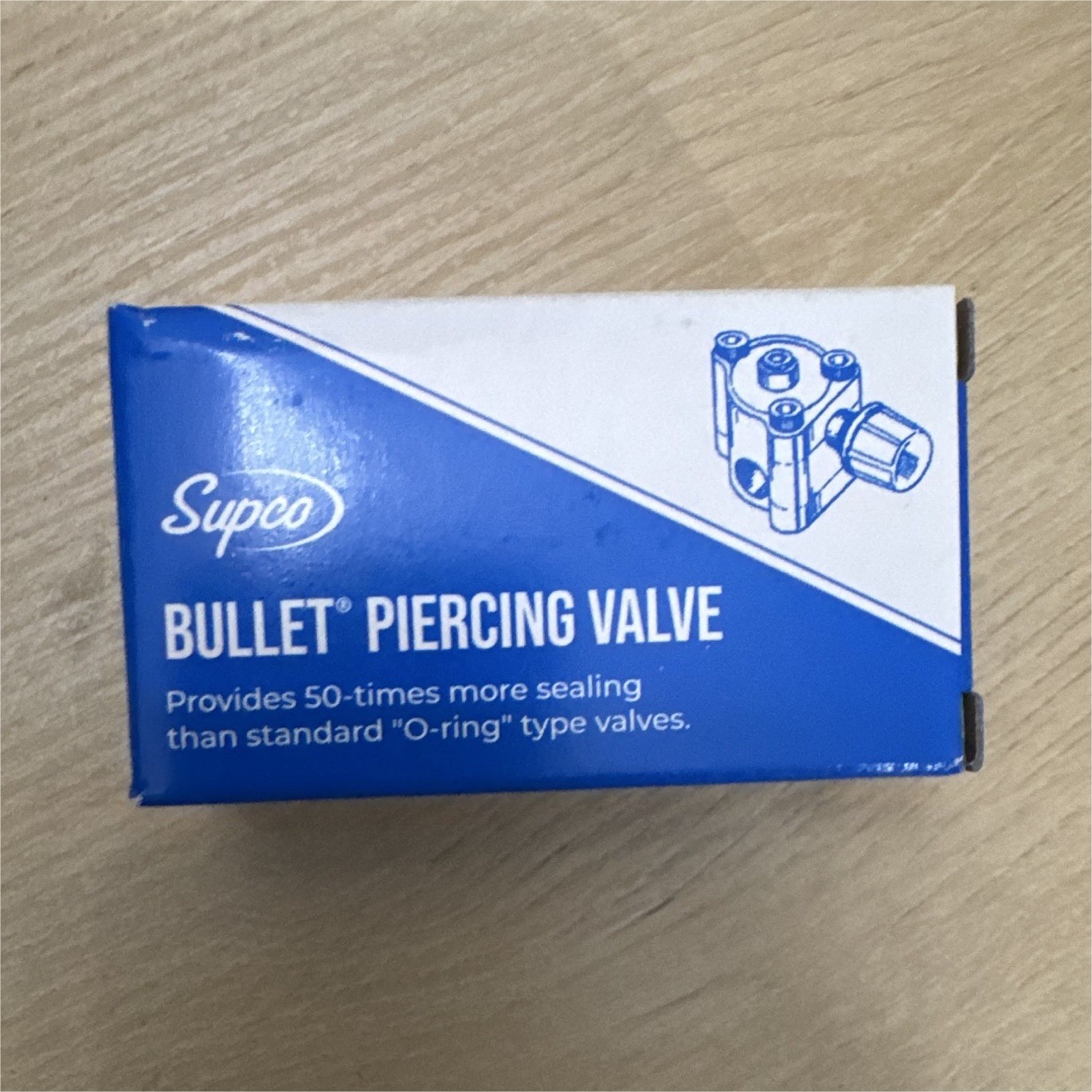 Supco Bullet Piercing Valve BPV31 for 1/4 5/16 3/8 Tubing, Metal