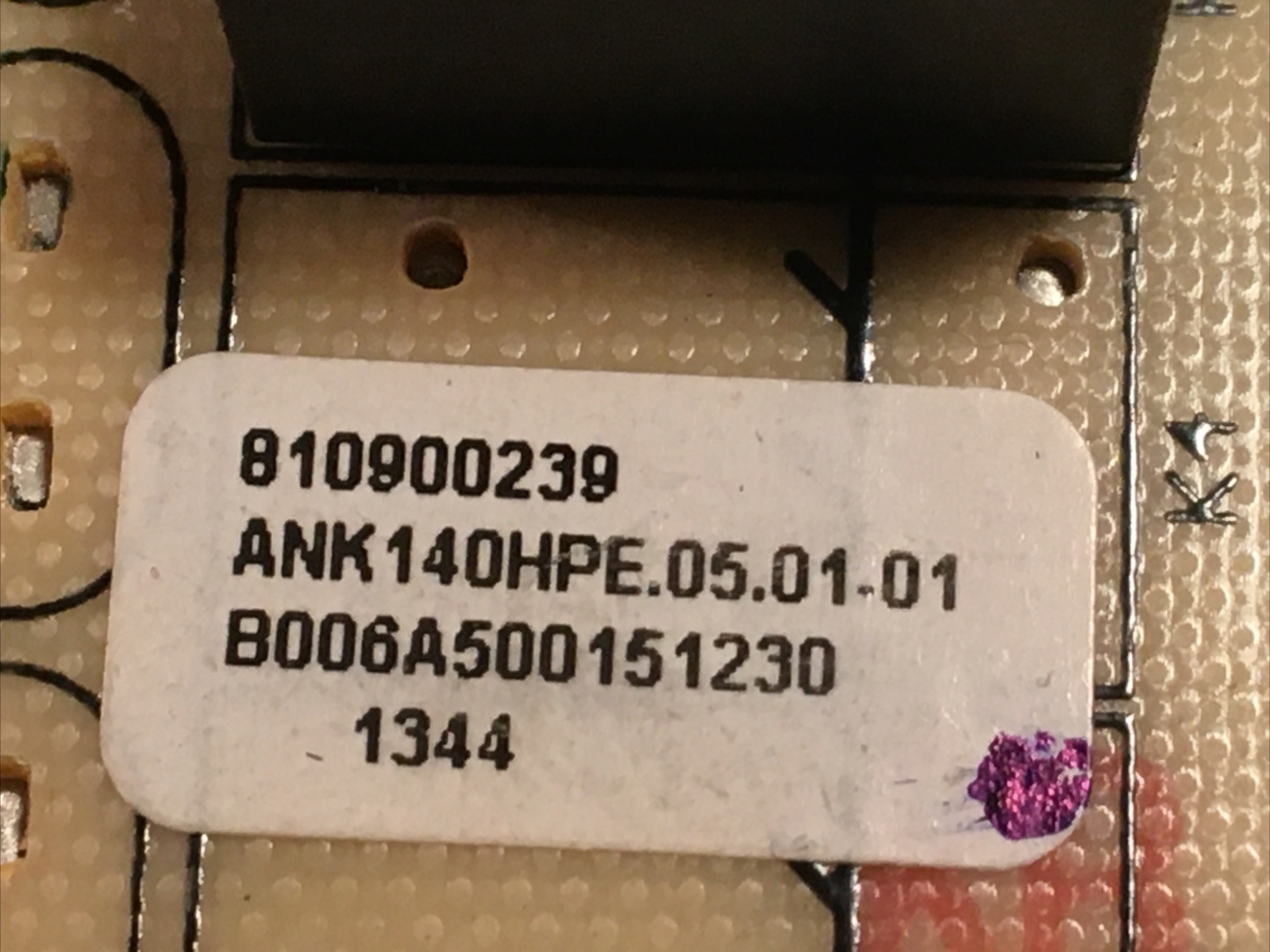 DeLonghi ac model: PAC AN125HPEKC 1A Power supply board