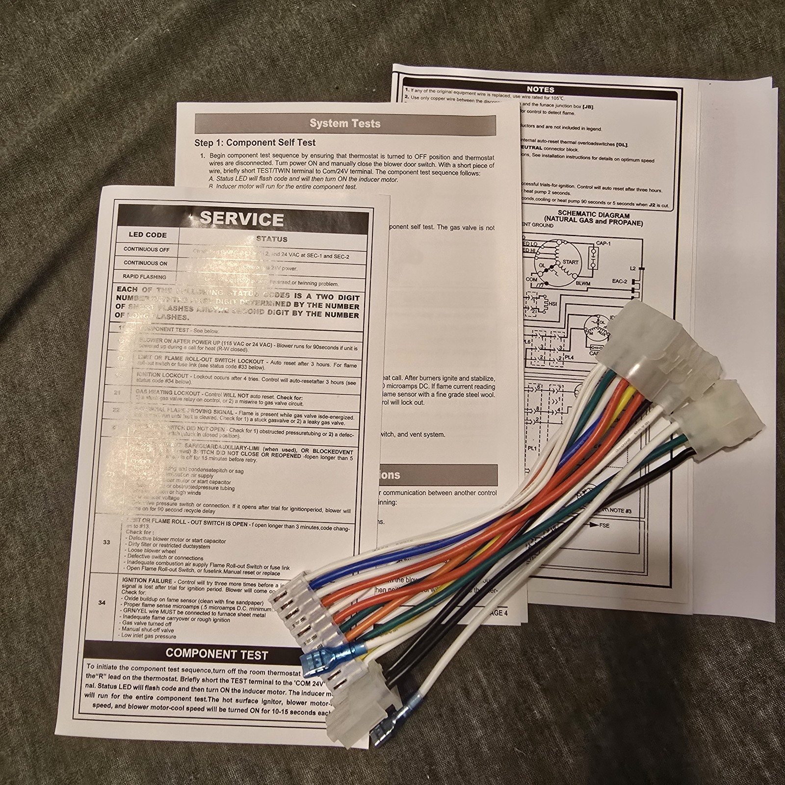 Carrier Icm Icm282a Furnace Control Circuit Board P305