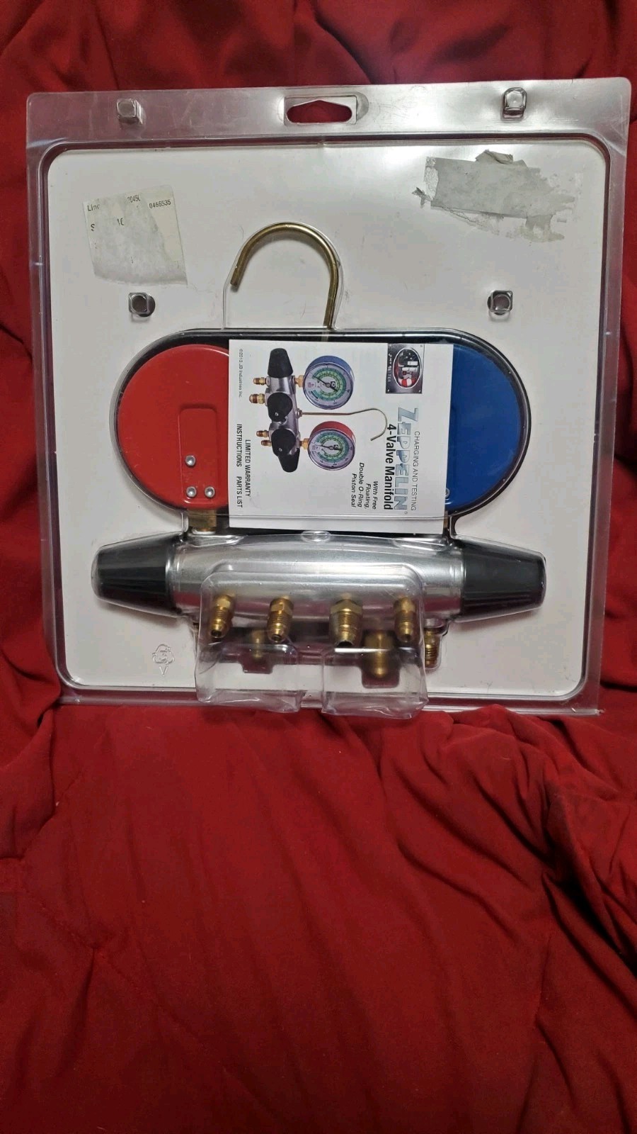 JUST BETTER 4 VALVE ALUMINUM CHARGING AND TESTING MANFOLD # 25225 BRAND NEW
