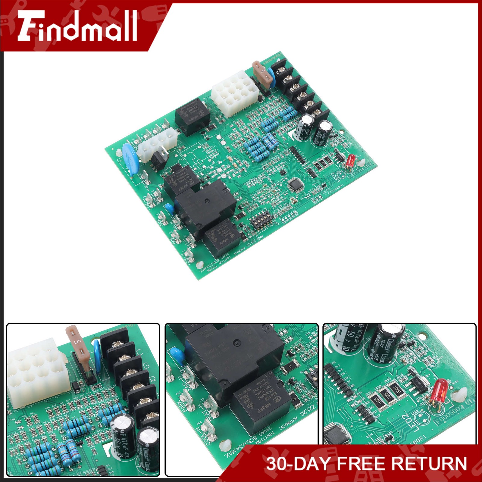 Findmall Gas Furnace Control Board 50A65476 50A65-5165 D341396P05 CNT05165